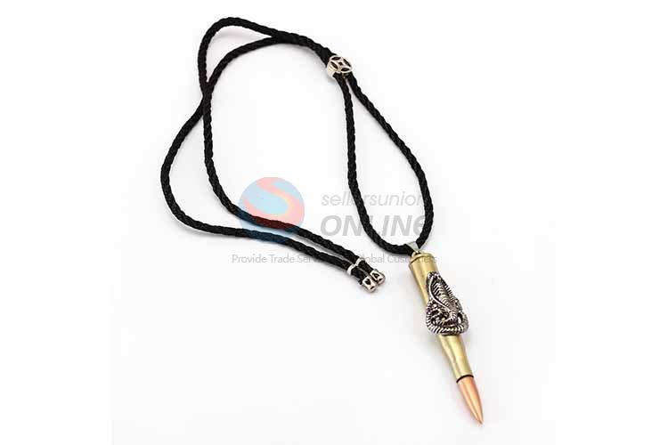 Bullet Shaped Punk Zinc Alloy Jewellery Necklace