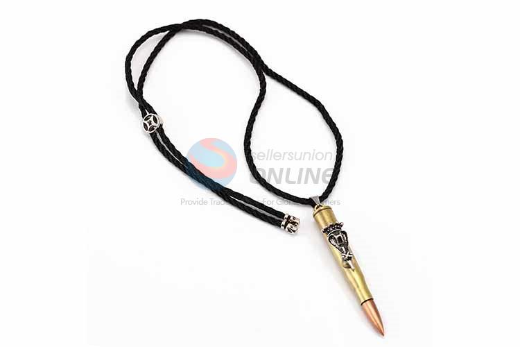 Bullet Shaped Punk Zinc Alloy Jewellery Necklace