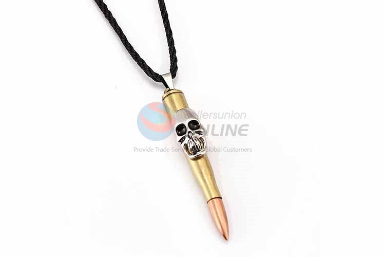 Bullet Shaped Punk Zinc Alloy Jewellery Necklace