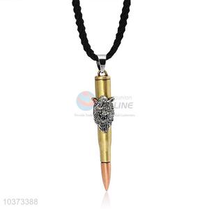 Bullet Shaped Punk Zinc Alloy Jewellery Necklace