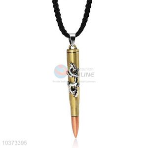 Bullet Shaped Punk Zinc Alloy Jewellery Necklace