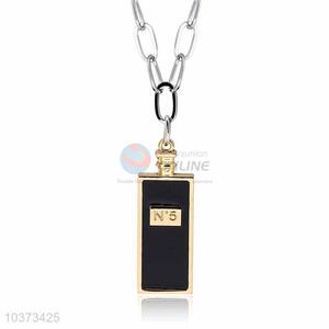 Perfume Pendant Punk Zinc Alloy Jewellery Necklace