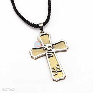 Cross Pendant Punk Zinc Alloy Jewellery Necklace