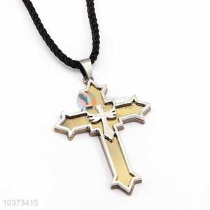 Cross Pendant Punk Zinc Alloy Jewellery Necklace