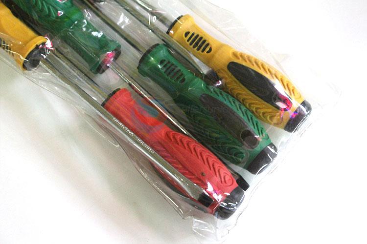 Comfortable colorful screwdriver set