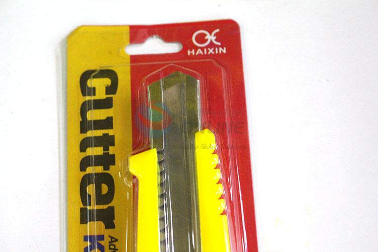 Eco-Friendly yellow cutter knife