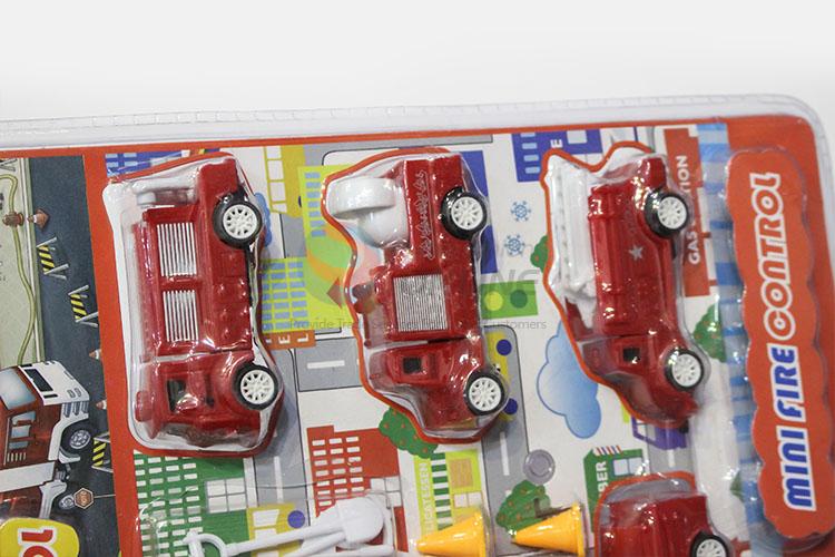 Best Sale 4pcs Fire Enging Car Series Model Toys for Kids