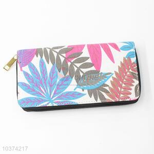 Hot Sale Printed Canvas Zipper Wallet