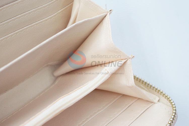 New Trendy Pu Leather Long Purse