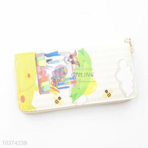 Top Quality Printed Zipper Wallet/Pu Leather Purse