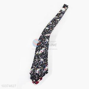 Top manufacturer flower printed necktie for gentlemen