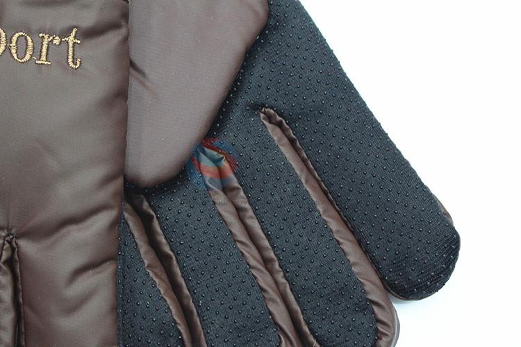 Delicate men winter warm gloves outdoor gloves