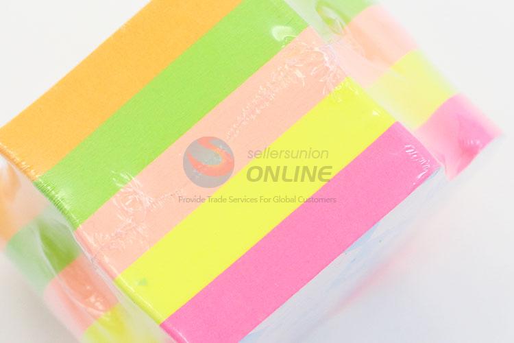 China Supply 500pcs Colorful Fluorescent Sticky Notes Set