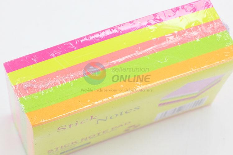 200pcs Colorful Fluorescent Sticky Notes Set