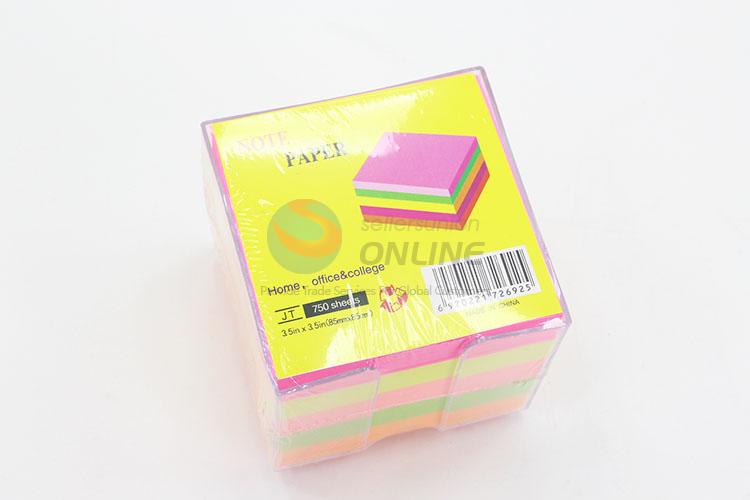 750pcs Colorful Fluorescent Sticky Notes Set