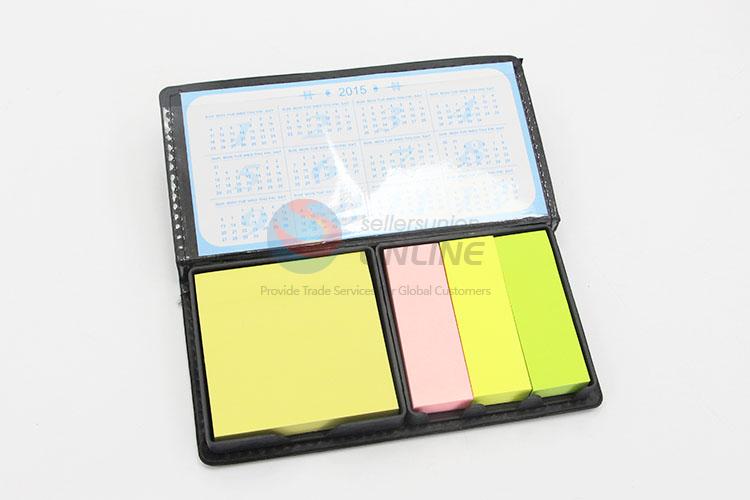 Good Quality Sticky Notes Set With PU Cover