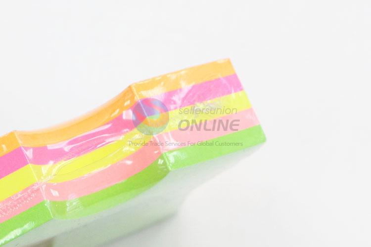 200pcs Colorful Fluorescent Sticky Notes Set