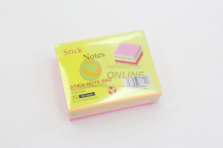 400pcs Colorful Fluorescent Sticky Notes Set