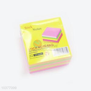 200pcs Colorful Fluorescent Sticky Notes Set