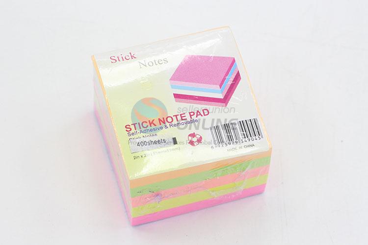 500pcs Colorful Fluorescent Sticky Notes Set