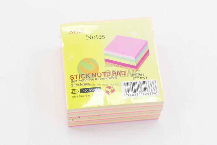 300pcs Colorful Fluorescent Sticky Notes Set