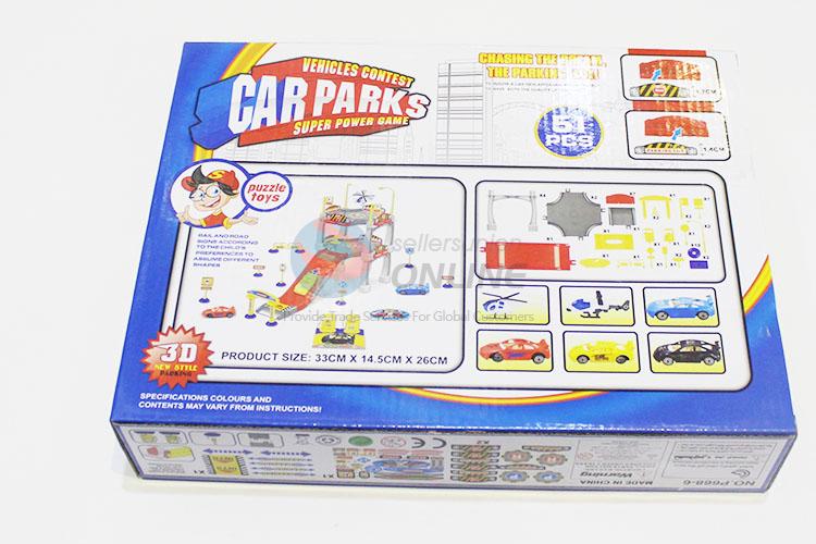 Kids Educational Toys Plastic Racing Car Parking Lot