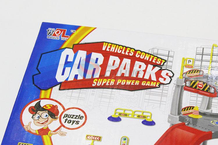 Kids Educational Toys Plastic Racing Car Parking Lot