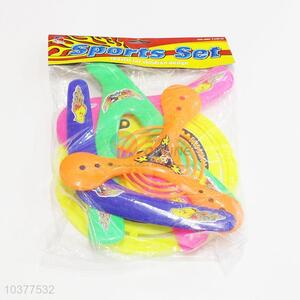 V Shaped Boomerang Dart Frisbee Kids Toy Set