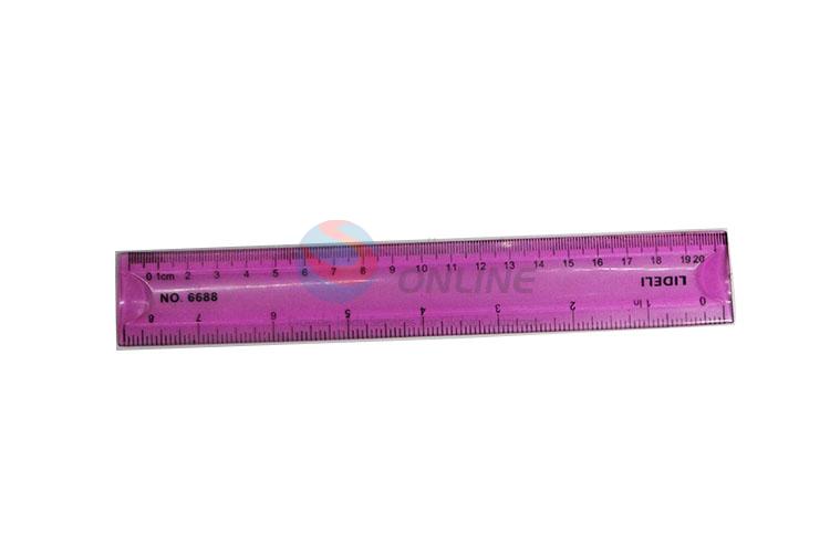 Promotional 20cm Purple Plastic Ruler for Sale