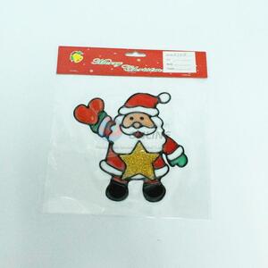 Good quality cartoon santa claus window sticker