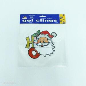 Santa claus pvc window sticker for decoration