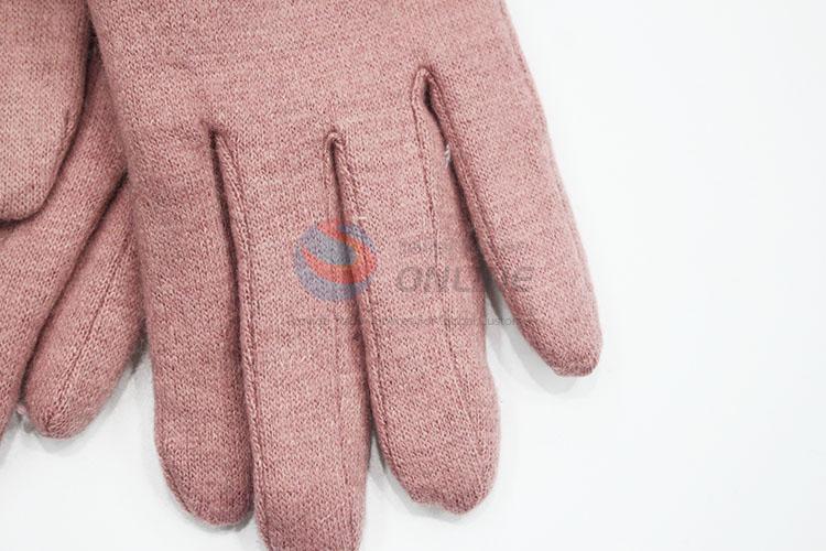 Lovely pink women beauty dress bowknot flower gloves