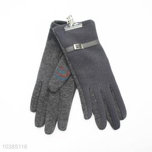 Women Winter Outdoor Thick Suede Warm Gloves