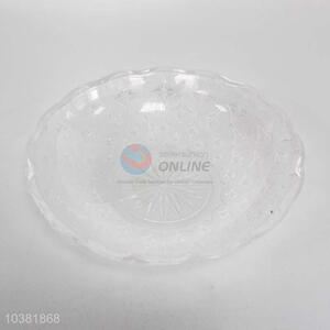 Transparent Round Plastic Decorative Fruit Plate