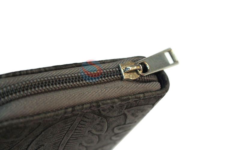 Wholesale promotional custom embossed women wallet/purse