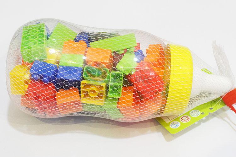 60-70Pcs/Set Big Mik Bottle Shaped Plastic Model Toys for Kids