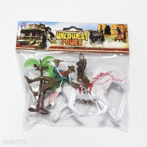 China Wholesale Toys Single West Cowboy on Horse and Cowboy