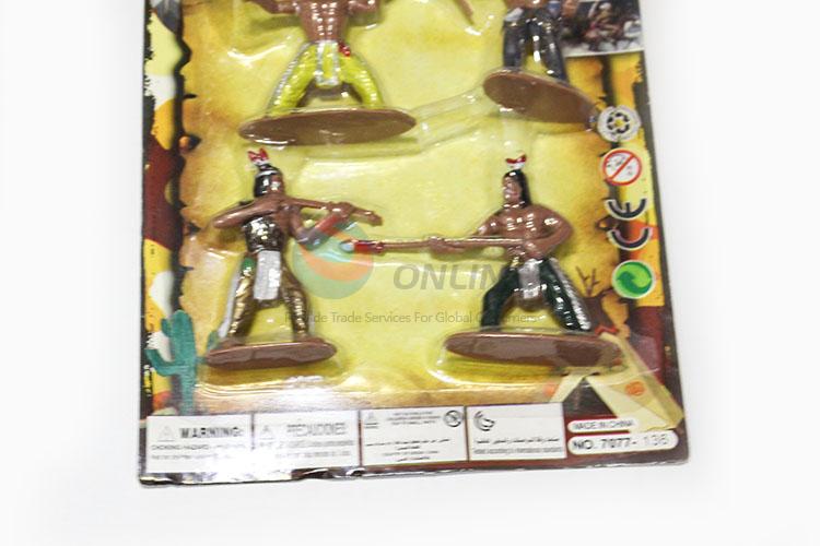 Made In China 4pcs Indian Children's Play Plastic Toys