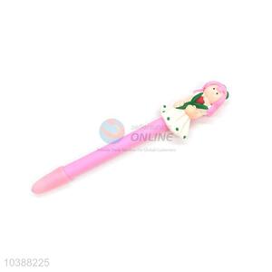 Custom Beauty Girl Polymer Clay Ball-Point Pen