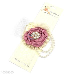 Popular Pearl Flower Headband Fashion Hairband For Children