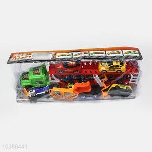 Best Sale Inertia Drag Head Car Carry 2pcs Sandy Car and 2pcs Racing Car Boy Toys