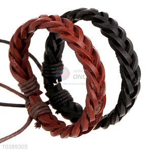 Simple Style Leather Woven Bracelet Fashion Wristband