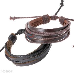 Personality Design Woven Leather Bracelet