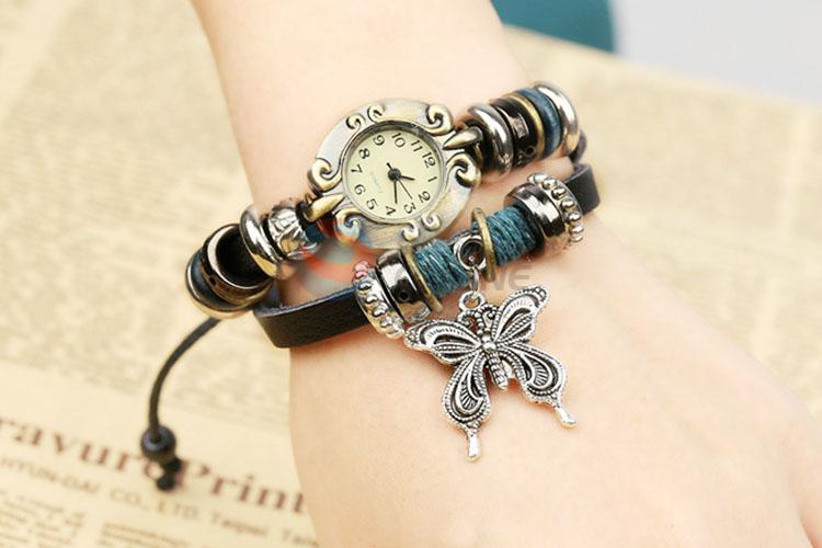 Creative Design Leather Bracelet Fashion Wristwatch