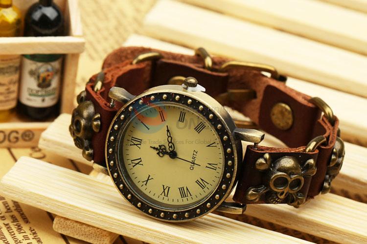 Good Quality Leather Bracelet Wristwatch