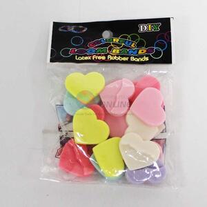 Hot sale DIY plastic heart beads for bracelets