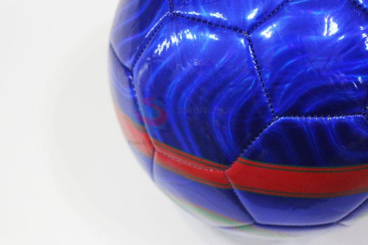 Factory Direct Blue PVC Football for Sale