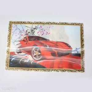 Popular bottom price 3D car&beauty placemat