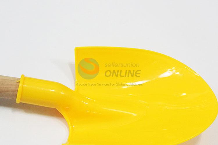 Plastic Middle Size Beach Shovel Wooden Handle Beach Tools