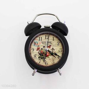 Flower Pattern Alarm Clock/Table Clock